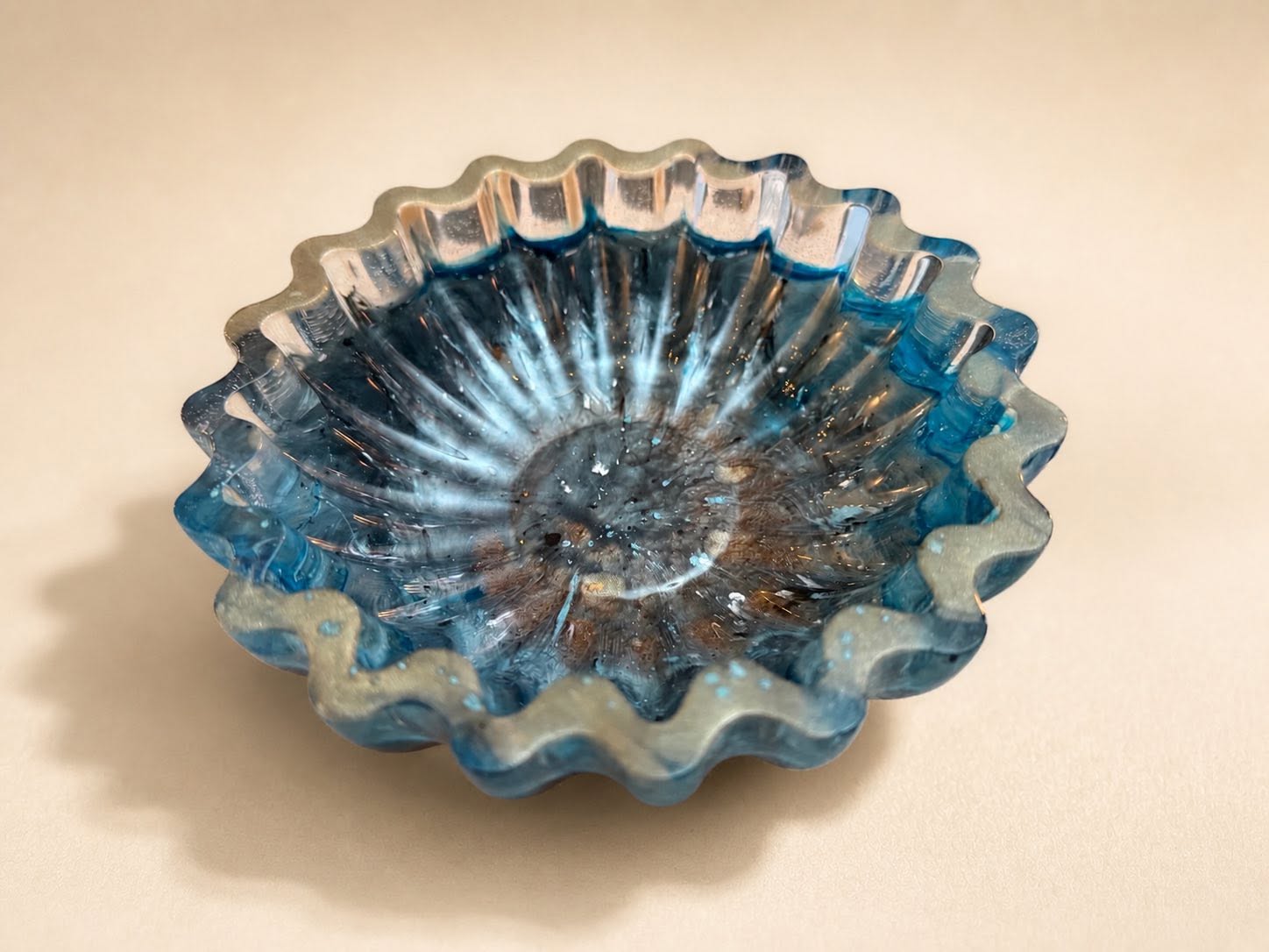 Blue dish for any purpose