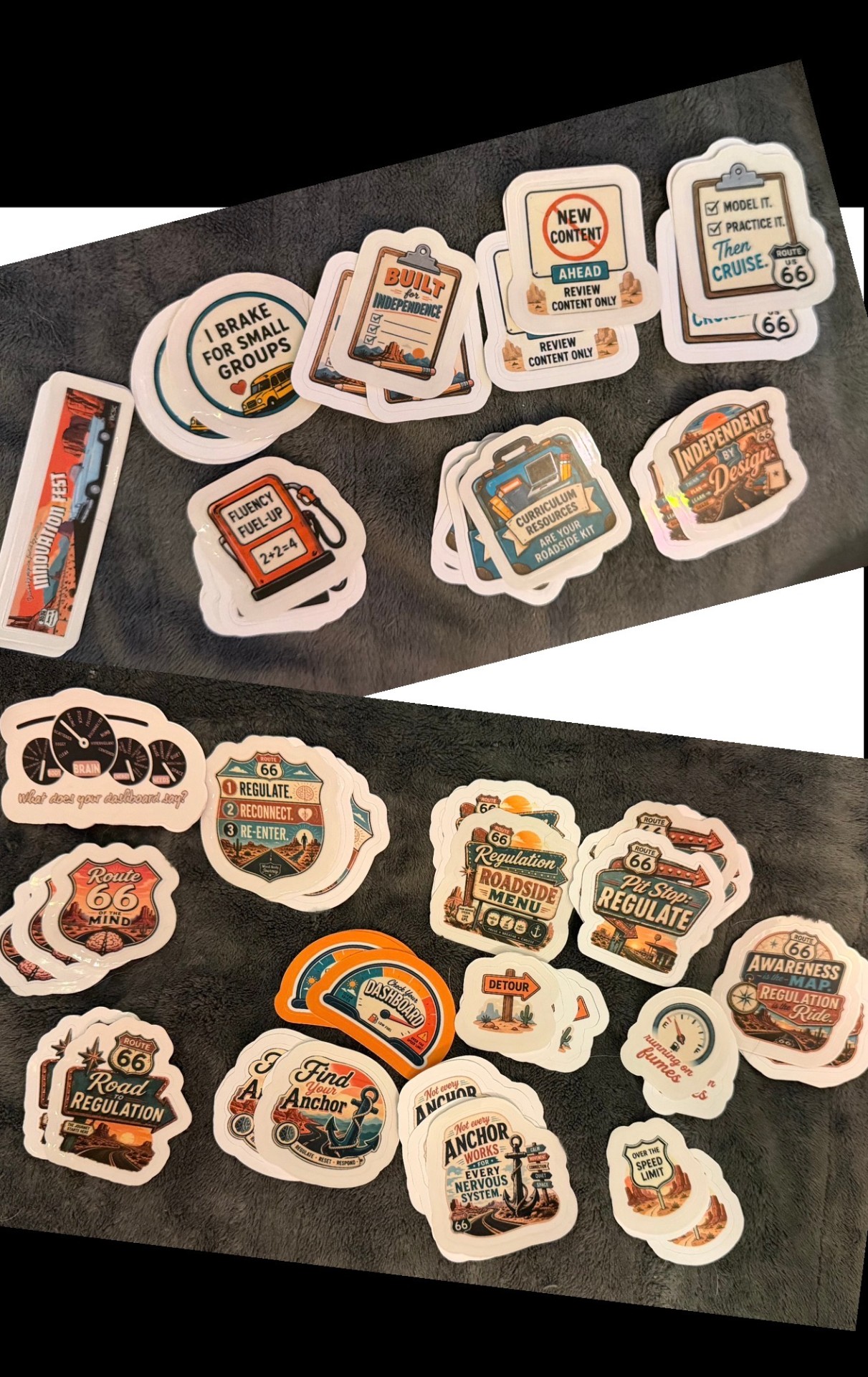 Teacher sticker collection
