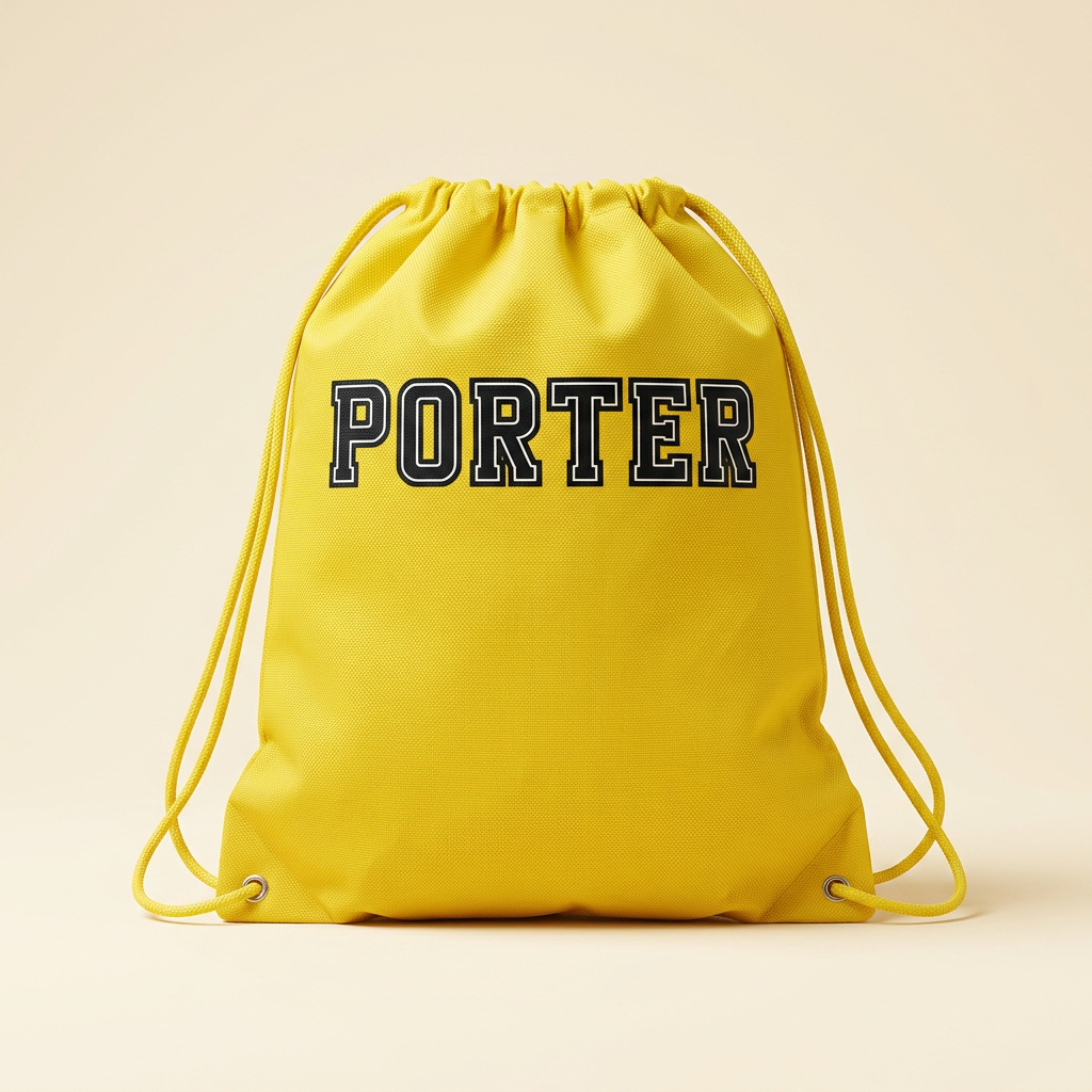 Porter varsity drawstring bag
