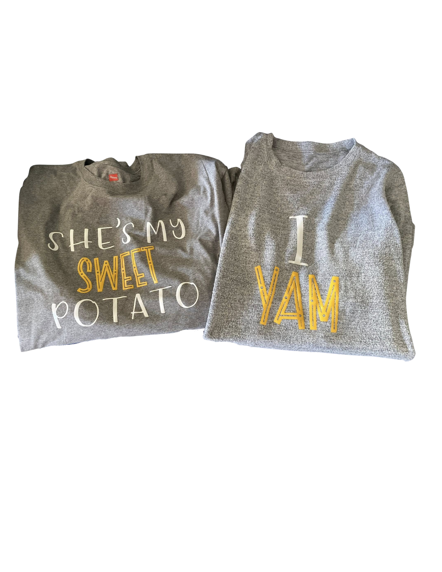 She's my sweet potato I yam matching tees